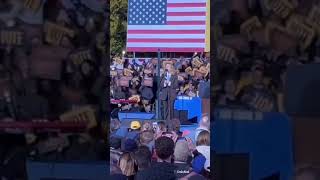 Maggie Rogers was spotted performing at the Kamala Harris and Tim Walz rally in Ann Arbor Michigan [upl. by Cozmo168]