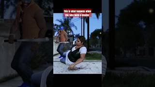 He cheated and she still took him back gta funny [upl. by Onavlis]