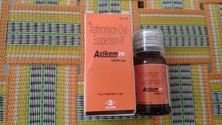 Azikem 200 uses in hindi Azithromycin oral suspension uses  benefits  medicine friend [upl. by Senga]