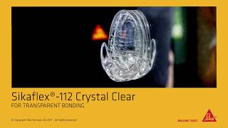 Sikaflex®112 Crystal Clear  Transparent adhesivesealant [upl. by Fesoj]