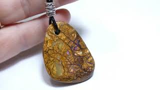 LARGE Pendant Boulder opal10 [upl. by Teodoor804]