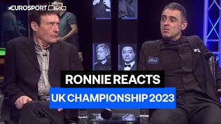 quotTOUGH STARTquot  Ronnie OSullivan discusses opening win  2023 UK Championship Snooker  REACTION 🎥 [upl. by Natalee]