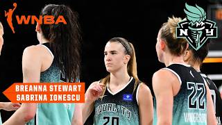 Sabrina Ionescu 22 PTS amp Breanna Stewart 19 PTS amp 14 REB lead Liberty to Finals 🏀  WNBA on ESPN [upl. by Garihc259]