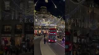 Stunning Regent Street Christmas Lights 2024 Festive Wonder Awaits christmas music viralvideo [upl. by Tibold]