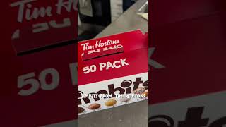 Tim Hortons surprise timhortons coffee donuts food surprisefun shorts [upl. by Annayi862]