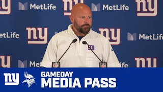 Giants vs Vikings Postgame Interviews Brian Daboll Daniel Jones Malik Nabers Dexter Lawrence [upl. by Rosalie]