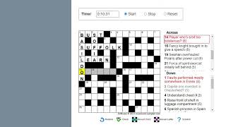 Solving a cryptic crossword Episode 2 [upl. by Hooge611]