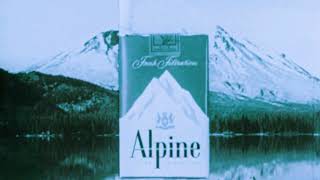 Alpine Cigarettes Commercial Jingle Vintage [upl. by Verbenia]