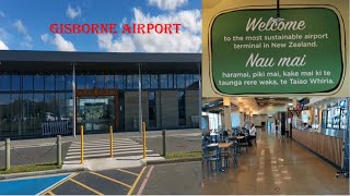 AIRPORT VLOG Gisborne Airport  The most sustainable airport terminal in New Zealand [upl. by Aikkan]