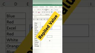 Most Repited Value in Ms Excel ShortschatGpt [upl. by Ahseekat]