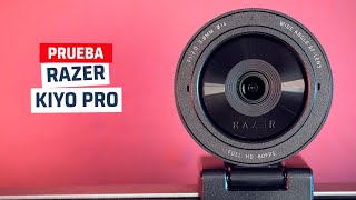 Razer Kiyo Pro  Prueba y ejemplos de la nueva webcam para streamers [upl. by Llenrad]