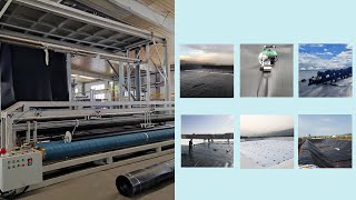 Detailed geomembrane production process [upl. by Callida]