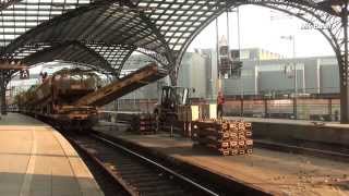 Gleisbau Doku in Köln auf der Hohenzollernbrücke und im HBF [upl. by Eniamrehs]