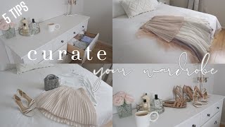 WARDROBE ESSENTIALS amp Tips  How I curated my perfect minimalistish wardrobe \\ CHIC amp EFFORTLESS [upl. by Huda883]