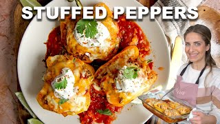 Easy Taco Stuffed Peppers  Quick amp Simple Recipe [upl. by Shepley]