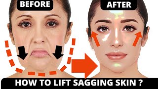 FACIAL EXERCISES FOR SAGGING SKIN JOWLS  LAUGH LINES FOREHEAD WRINKLES JAWLINE FROWN LINES [upl. by Lanuk163]