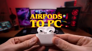 Connect your Airpods to Windows SHORTS [upl. by Ramhaj]