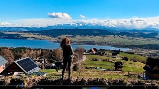 Bajeczna panorama na Tatry ze wsi Huba [upl. by Fen]