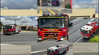 P57 FROM CFA STATIONFRVP88R87HALLAM TANKER RESPONDINGP57 C1 TURNOUYHOPP CROSSING PT LIGHTDEMO [upl. by Ydnyc16]