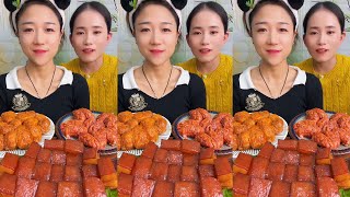 ASMR MUKBANG EATING SHOW  Eat normally without wasting food EP064 [upl. by Auqined]