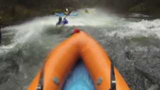 Inflatable Kayaking the Breitenbush River  Oregon [upl. by Hughie127]