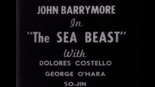 The Sea Beast 1926  1950s ReRelease amp Main Title amp Ending Card quotTitlesquot  WB  1926 [upl. by Odelle]