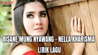 Nella kharismabisane mung nyawang lirik lagu [upl. by Dearman54]