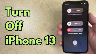 How to Turn Off iPhone 13 [upl. by Feeney]