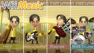 Wii Music  All Instruments [upl. by Emoraj]