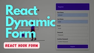 How to generate dynamic form using JSON in react  Yup Validation  React hook form [upl. by Shaughn709]