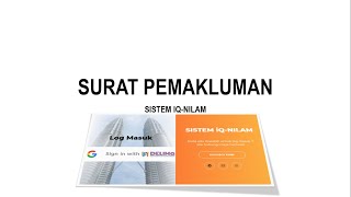 01 Surat Pemakluman [upl. by Cristine]