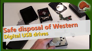 Safe disposal of Western Digital WD USB hard drives [upl. by Nylahs]