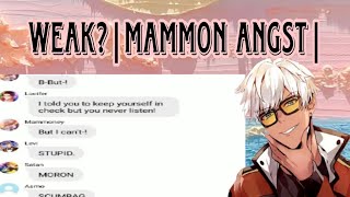 Obey me textweakmammon Angst [upl. by Odarnoc]