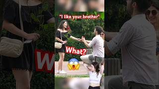 quotI like your brotherquot 🤣 💫 Fake Proposal Prank 💥 [upl. by Lidah]