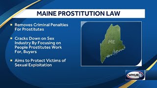 Newly signed law in Maine partially decriminalizes prostitution [upl. by Hserus614]