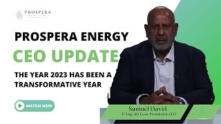 Prospera Energy CEO Update Sept 14th 2023 [upl. by Perdita]