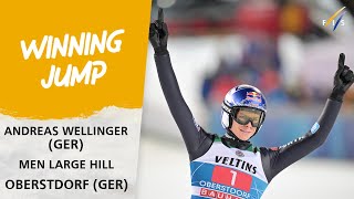 Wellinger breaks Four Hills drought in Oberstdorf  FIS Ski Jumping World Cup 2324 [upl. by Lonee296]