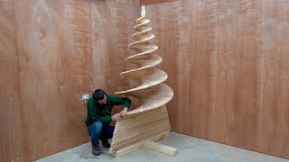 300 Pieces Wooden Christmas Tree DIY [upl. by Ranit]