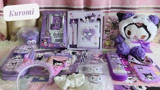 Cute Sanrio Kuromi Set Unboxing 💜✨ [upl. by Ecined229]