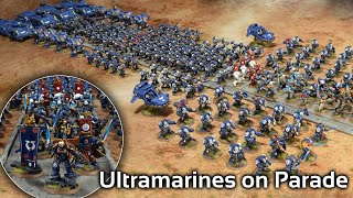 Ultramarines on Parade Warhammer 40k [upl. by Romney]