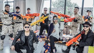 3T Nerf War  Captain SEAL X Use Nerf Guns Fight Crime Dr Lee Crazy Campaign To Destroy Villa Area [upl. by Sorgalim375]