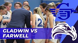 Gladwin Girls Basketball Vs Farwell [upl. by Reyam819]