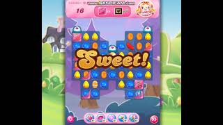 Candy Crush Saga Level 16586 no booster cause it let you STUPID [upl. by Anahsor]