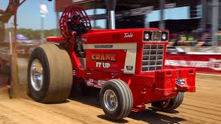 Tractor Pull 2023 Super Farm Tractors Goshen IN Elkhart County Fair Pro Pulling League [upl. by Klapp753]