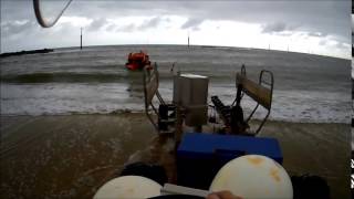 Lifeboat Recovery Sea Palling [upl. by Eppesiug]