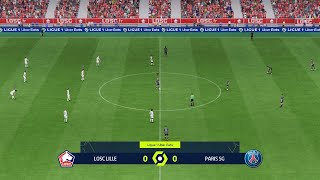 Lille vs PSG 01092024 Ligue 1 EA FC 24 [upl. by Pritchard608]