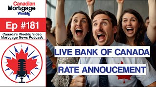 Live Bank of Canada Interest Rate Announcement Today [upl. by Olmstead]