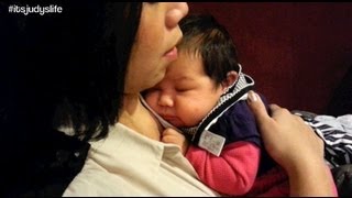 Breast Feeding in Public  November 20 2012  itsJudysLife Vlog [upl. by Sayette]