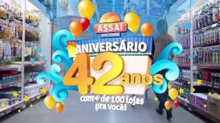 Promoção Aniversário 42 anos Assaí Atacadista [upl. by Jeanette]