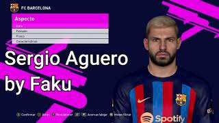 PES 2017  FACE KAGUERO [upl. by Nerro759]